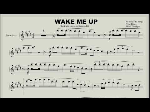 Avicii - Wake Me Up (Sax Tenor sheet music)