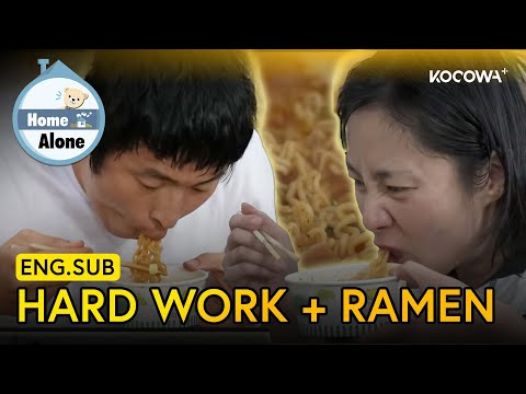 After All the Work, Ramen Tastes Even Better! 🍜💪 | Home Alone EP616 | KOCOWA+