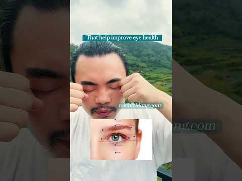 Massage eyes socket.