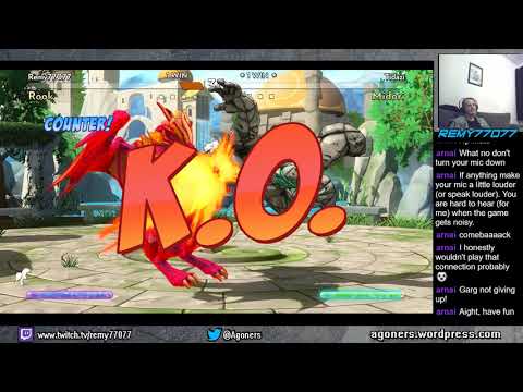 Tidazi (Midori) vs Remy77077 (Rook) - Fantasy Strike Casual Match