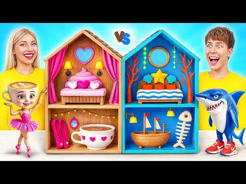 We Build Amazing House Ballerina Cappuccina vs Tralalero Tralala | Funny Challenges Multi DO Smile