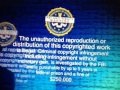 Blue Warning FBI Anti Piracy Warning Fullscreen 4 3 2005 2013