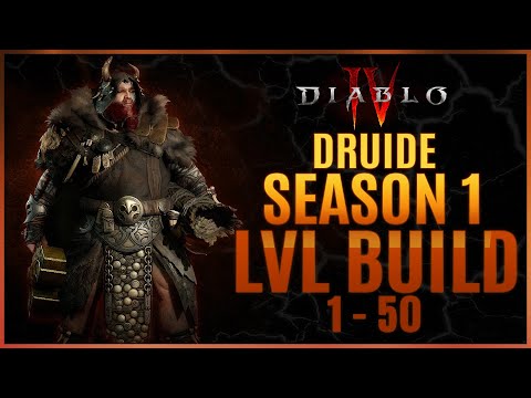 Diablo 4 - Season 1 - Druide Level Build  1-50  // So startest du PERFEKT durch