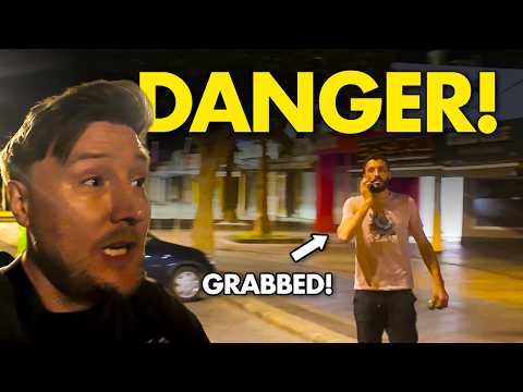 I Was GRABBED & My Camera Ripped Away! REAL DANGER on the Puerto del Carmen Strip!