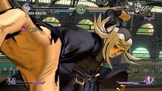 NEW Leone Abbacchio DLC Gameplay Jojo's Bizarre Aventure All Star Battle R