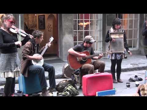 Yes Ma'am String Band on Royal Sreet in New Orleans.