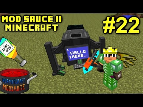 Minecraft Mods - Mod Sauce II Ep. 22 - Super Tools !!! ( HermitCraft Modded )