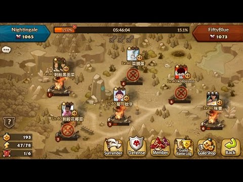 Summoners War : Theomars Konamiya Combo Guild Wars by Nightingale Guild Asia Server