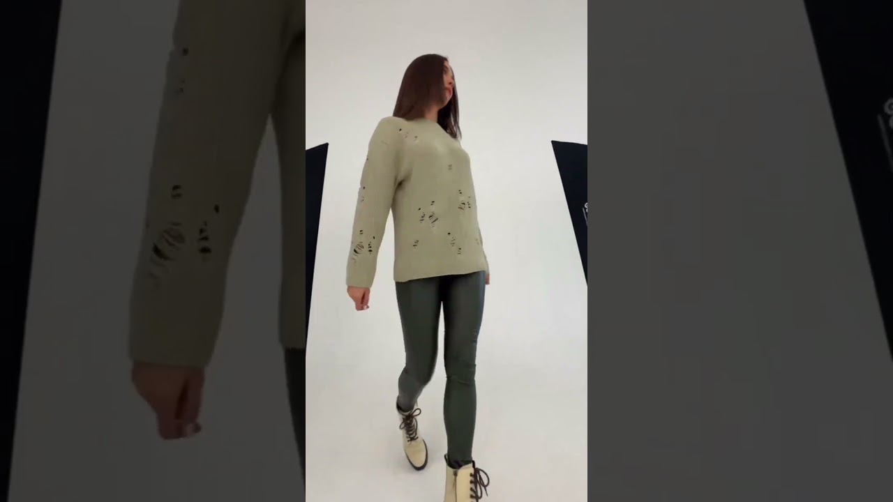  Knit Sweater Green