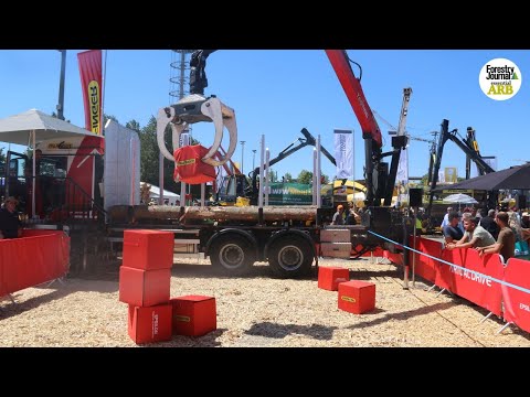 Interforst 2022 I Palfinger's 'Virtual Drive' crane control in action