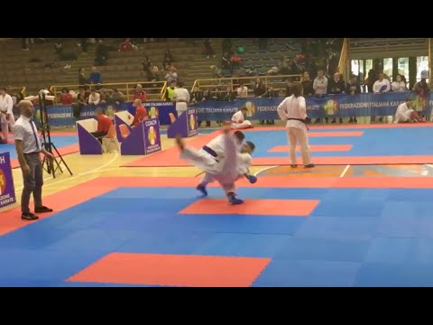 Kumite: ippon con proiezione