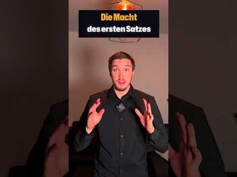 Die Macht des ersten Satzes..🚀  #socialmedia
