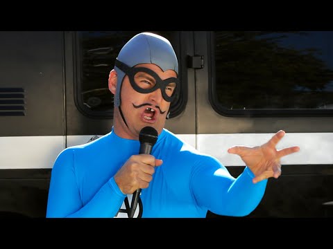 "B.R.O.!" - The Aquabats! Music Video ft. Jon Heder as EagleClaw