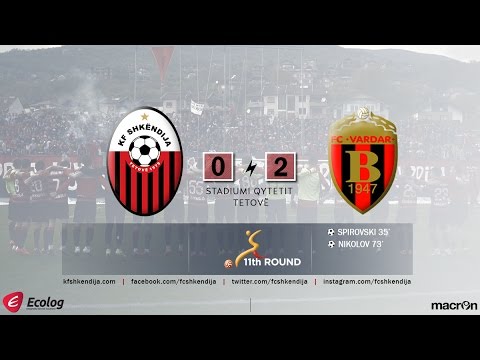 LPFM 2016/2017 | 11th Round | Highlights | Shkëndija vs Vardar  0-2 | 23.10.2016