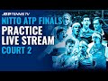 2020 Nitto ATP Finals: Live Stream Practice Court 2 (Thursday)