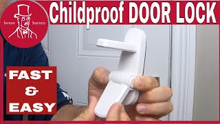 Kid Proof Door Lever Lock