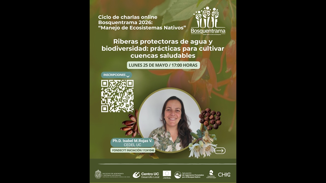 Formación en Viverización y regeneración: Dra. Isabel M. Rojas Dinámicas de riberas y su cuidado.