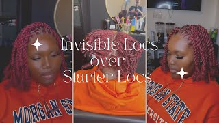 INVISIBLE LOCS OVER STARTER LOCS | BEGINNERS FRIENDLY | J Stylingz