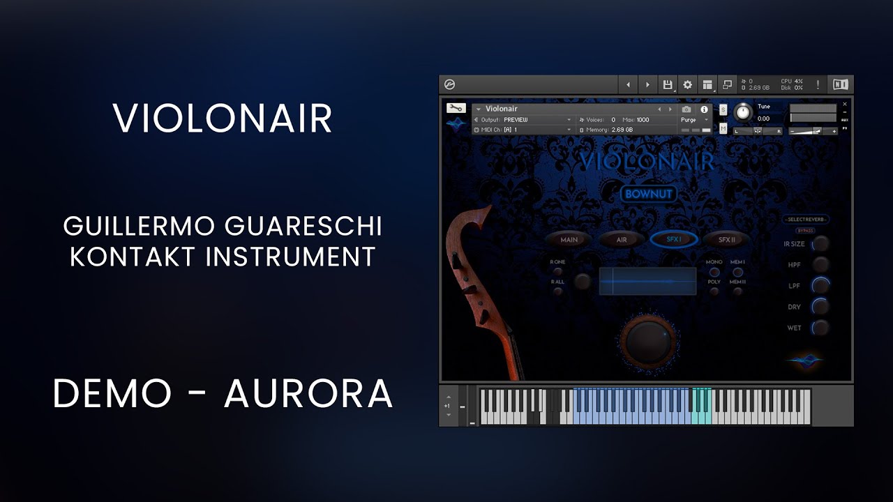 Violonair // Kontakt // Guillermo Guareschi // Demo - AURORA