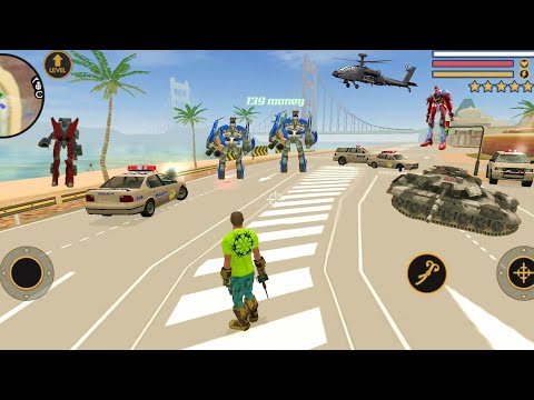 Vegas Crime Simulator (Vegas Hero Fight on Road Side) Road Intersection Fight - Android Gameplay HD