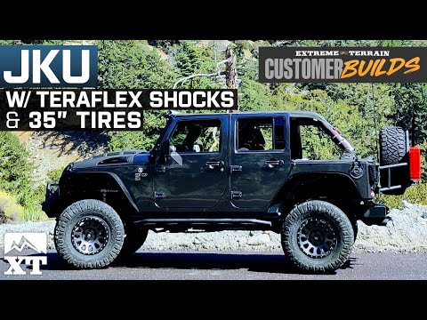 2017 Jeep Wrangler JKU with Teraflex Adjustable Shocks & 35" Tires | ExtremeTerrain Customer Builds