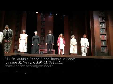"Il fu Mattia Pascal" con Daniele Pecci