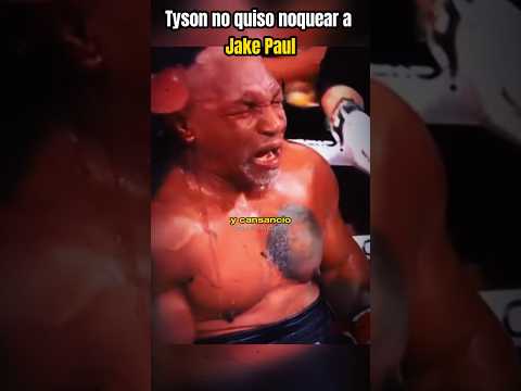 MIKE TYSON didn't want to knock out JAKE PAUL