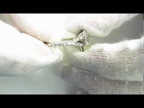 18k Engagement Ring - 1.90 Carat Pear Shaped Diamond