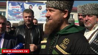 Рамзан Кадыров с Аймани Несиевной проголосовал на избирательном участке в Центарое