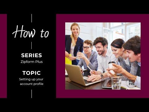 Set Up Zipform Plus