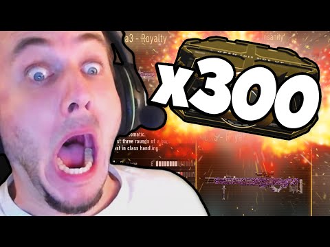 x300 ADVANCED SUPPLY DROPS! (INSANE OPENING and ROYALTY ELITE GUNS!)