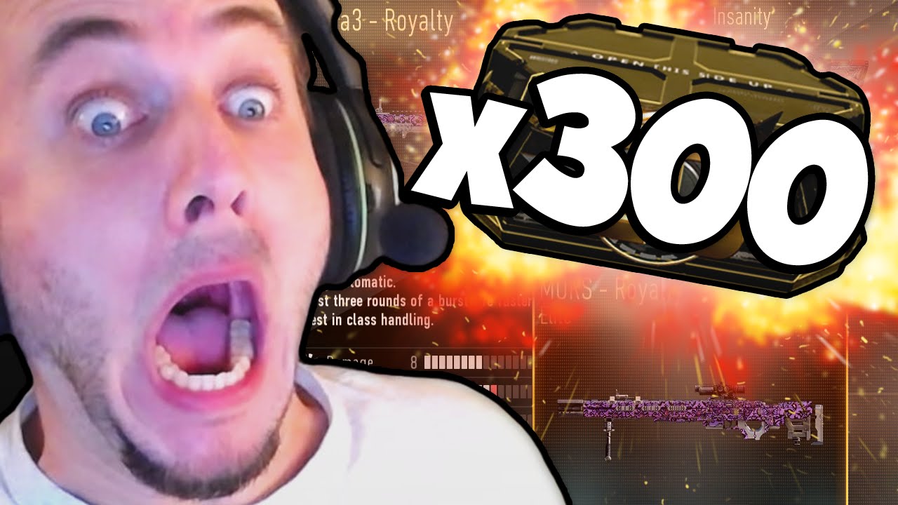 x300 ADVANCED SUPPLY DROPS! (INSANE OPENING and ROYALTY ELITE GUNS!) - YouTube