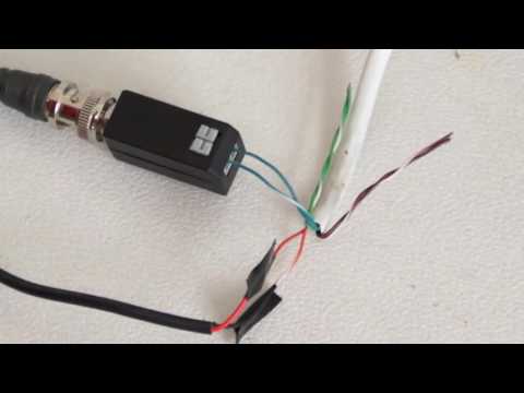 CONEXION BASICA DE CAMARAS CON VIDEO-BALUN