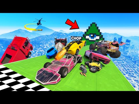 GTA 5 99.989% IMPOSSIBLE ILLUMINATI FACE TO FACE WITH CHOP