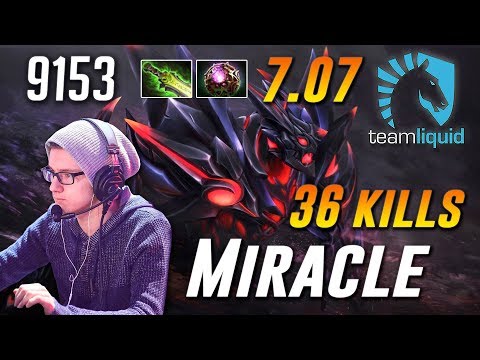 Miracle SF 36 KILLS - 9128 MMR - Dota 2 Patch 7.07