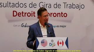 AISPURO, DA RESULTADOS DE LA FRUCTÍFERA GIRA DE TRABAJO EN ESTADOS UNIDOS Y CANADÁ