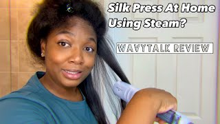 Wavytalk, Steam Hair Straight! | Easy hair press @ home