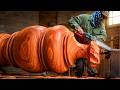 Woodturner Transforms MASSIVE Redwood Log Into A MASTERPIECE By WoodworkingProducts