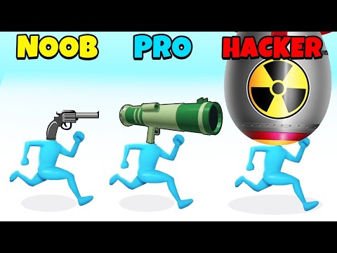 Gun Head Run Gameplay Complete