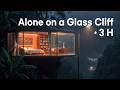 Deep Sleep On A Glass Cliff Heavy Rain Storm Sounds In A Cozy Cliff Room 3 Hours