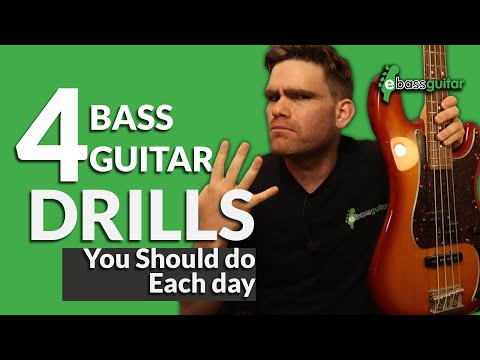 4 Bass Guitar Drills You Should Do Each Day