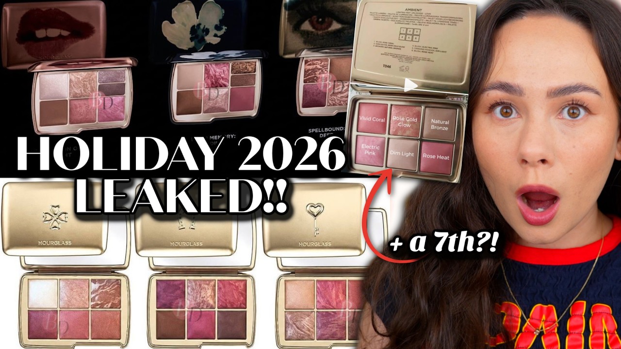 7(?!)  LEAKED HOURGLASS HOLIDAY 2026 PALETTES!!