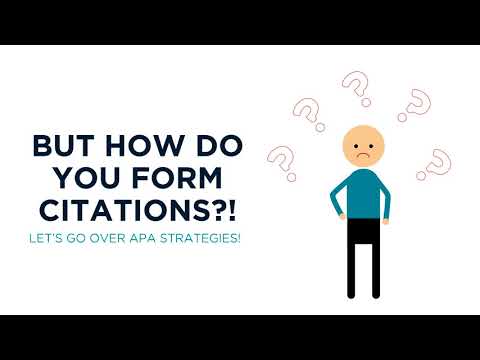 Avoiding Plagiarism & Citing in APA