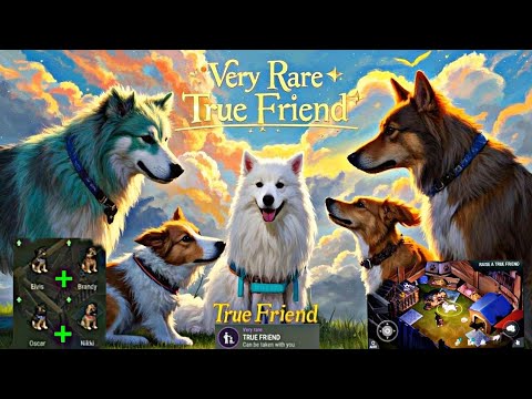 EASY HOW TO GET WHITE RAREST TRUE FRIEND DOG || how to get true friend dog? How To Breeding?