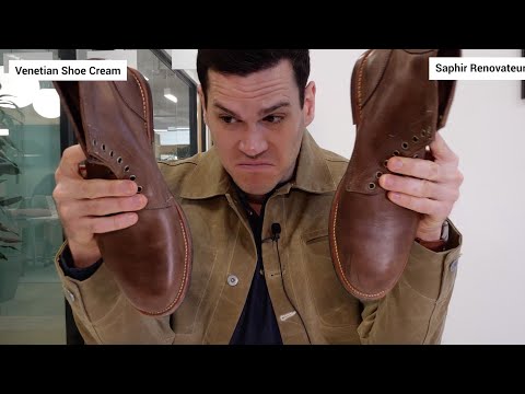 Venetian Shoe Cream vs Saphir Renovateur Comparison (Chromexcel Leather)