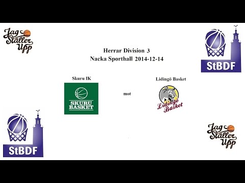 Skuru IK (Vets) mot Lidingö Basket - 2014-12-14
