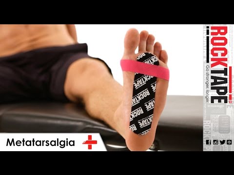 RockTape - Kinesiology Tape Instruction - Metatarsalgia