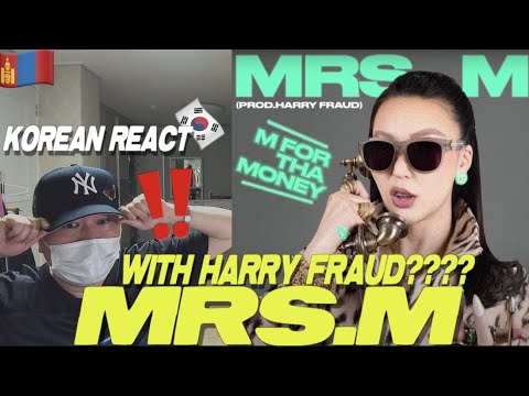 [EXCLUSIVE!]🇲🇳🇰🇷🔥Korean Hiphop Junkie react to Mrs M - M For Tha Money (Prod. Harry Fraud) (MGL/ENG)