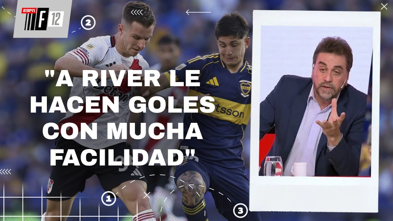 "A ESTOS JUGADORES LA CAMISETA DE RIVER LES PESA TONELADAS": DEBATE EN F12 SOBRE EL SUPERCLÁSICO
