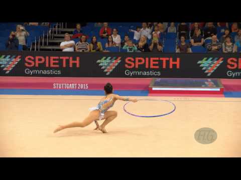 LIU Jiahui (CHN) 2015 Rhythmic Worlds Stuttgart - Qualifications Hoop